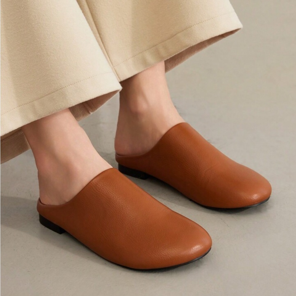 SHEIN Tan Women's Mules